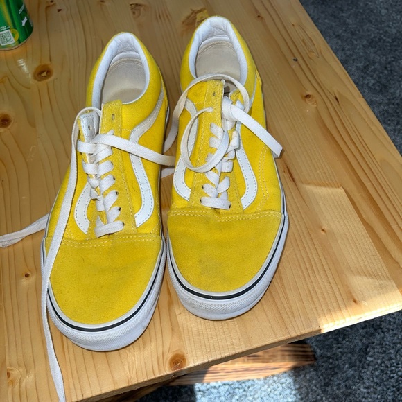Vans Shoes - Yellow Vans; Size 9.5 in Women’s; Slightly worn
